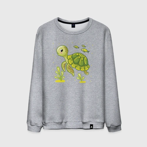 Мужской свитшот хлопок Green turtle