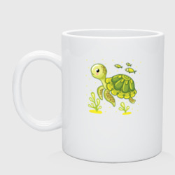 Кружка керамическая Green turtle