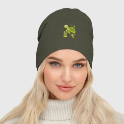 Женская шапка демисезонная Green turtle - фото 2