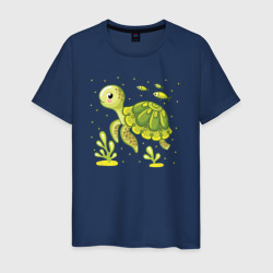 Мужская футболка хлопок Green turtle