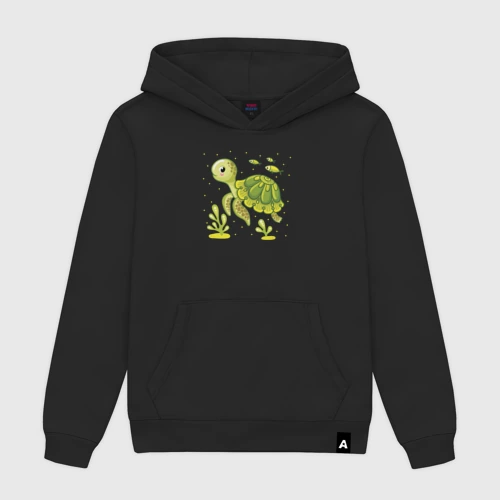 Мужская толстовка хлопок Green turtle