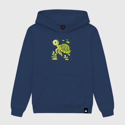 Мужская толстовка хлопок Green turtle