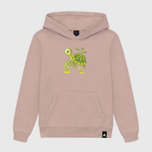 Мужская толстовка хлопок Green turtle