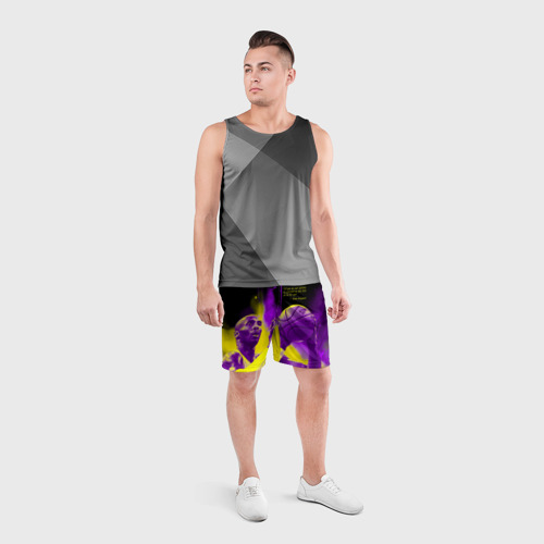 Мужские шорты спортивные Цитата - Коби Брайант, цвет 3D печать - фото 4