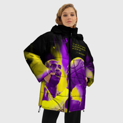 Женская зимняя куртка Oversize Цитата - Коби Брайант - фото 2