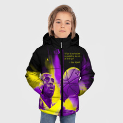 Зимняя куртка для мальчиков 3D Цитата - Коби Брайант - фото 2