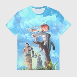 Мужская футболка 3D Реинкарнация безработного - персонажи