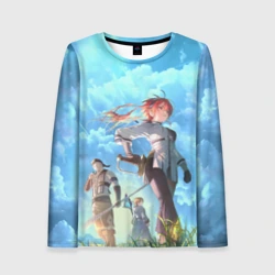 Женский лонгслив 3D Реинкарнация безработного - персонажи