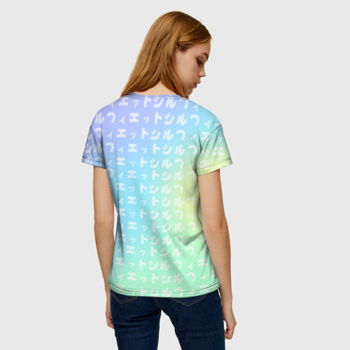 Женская футболка 3D Сильфиетта - Реинкарнация безработного, цвет 3D печать - фото 4