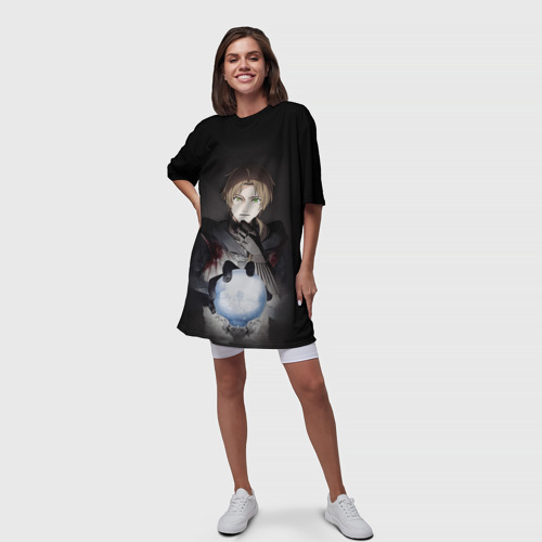 Платье-футболка 3D Рудеус Грейрат - Реинкарнации безработного, цвет 3D печать - фото 5