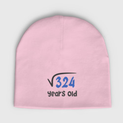Мужская шапка демисезонная 18 лет - корень из 324