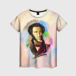Женская футболка 3D А. Пушкин