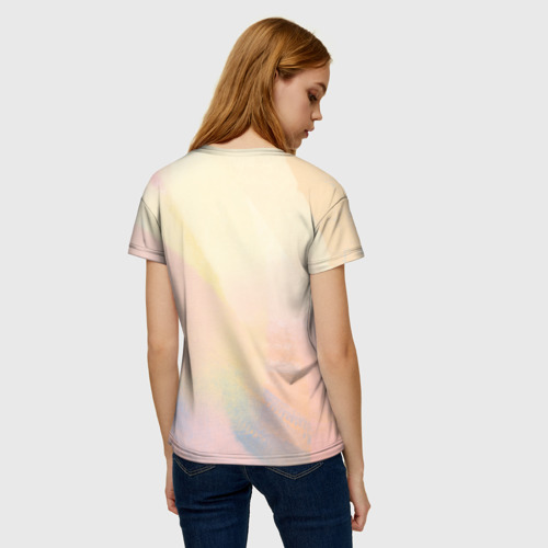 Женская футболка 3D А. Пушкин, цвет 3D печать - фото 4