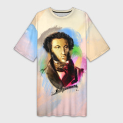 Платье-футболка 3D А. Пушкин