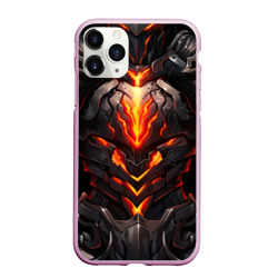Чехол для iPhone 11 Pro Max матовый Огненный доспех рыцаря Elden Ring