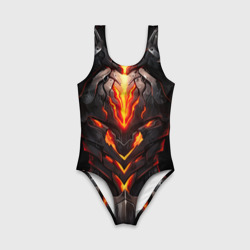 Детский купальник 3D Огненный доспех рыцаря Elden Ring - фото 2