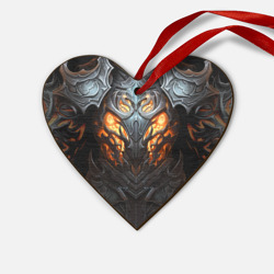 Деревянная игрушка Сердце Огненный доспех рыцаря Dark Souls