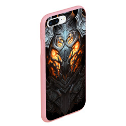 Чехол для iPhone 7Plus/8 Plus матовый Огненный доспех рыцаря Dark Souls - фото 2