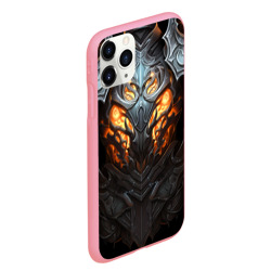 Чехол для iPhone 11 Pro Max матовый Огненный доспех рыцаря Dark Souls - фото 2