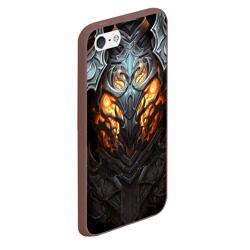 Чехол для iPhone 5/5S матовый Огненный доспех рыцаря Dark Souls - фото 2