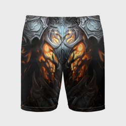 Мужские шорты спортивные Огненный доспех рыцаря Dark Souls
