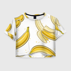 Женская футболка Crop-top 3D Sweety banana