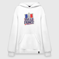 Худи SuperOversize хлопок Vive la France