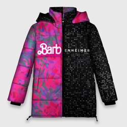 Женская зимняя куртка Oversize Barbenheimer - meme