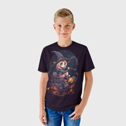 Детская футболка 3D Милая ведьма - фото 2