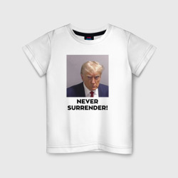 Детская футболка хлопок Трамп в тюрьме