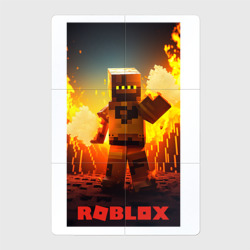 Магнитный плакат 2Х3 Roblox Avatar fire