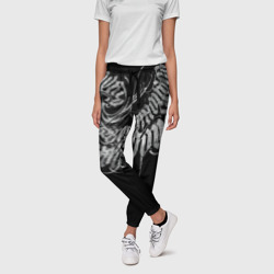 Женские брюки 3D Каллиграфическая спираль - фото 2