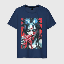 Мужская футболка хлопок Девушка зомби