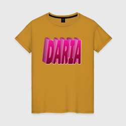 Дарья женское имя – Женская футболка хлопок с принтом купить со скидкой в -20%