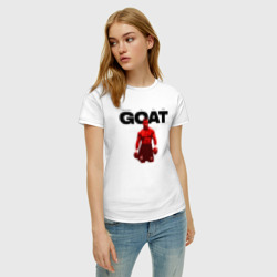 Женская футболка хлопок Goat - Mike Tyson - фото 2