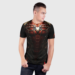 Мужская футболка 3D Slim Доспех человека-скорпиона - фото 2