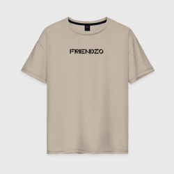 Женская футболка хлопок Oversize Friendzo