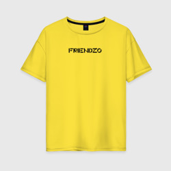 Женская футболка хлопок Oversize Friendzo