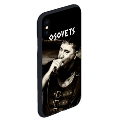 Чехол для iPhone XS Max матовый Osovets metal band - фото 2