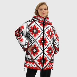 Женская зимняя куртка Oversize Удмурт мода - фото 2