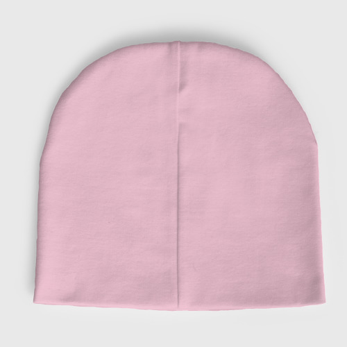 Мужская шапка демисезонная Бигль с банданой на шее, цвет светло-розовый - фото 2