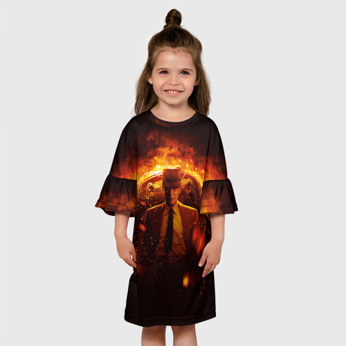 Детское платье 3D Оппенгеймер и его детище, цвет 3D печать - фото 4