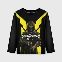 Детский лонгслив 3D Кибер самурай ghostrunner 2