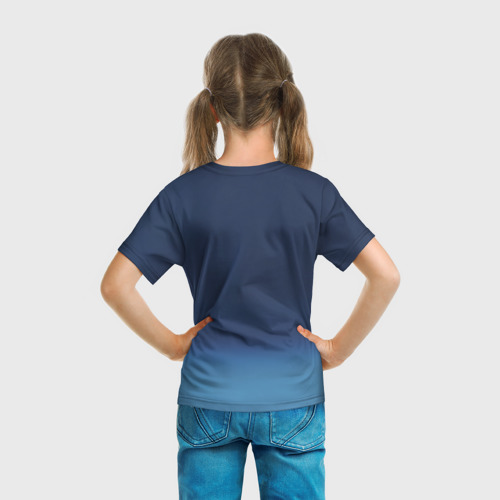 Детская футболка 3D с принтом Крутой Пикачу, вид сзади #2