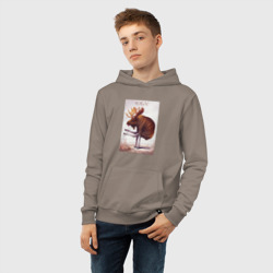 Детская толстовка хлопок Лось хоба - фото 2