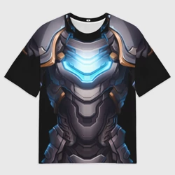 Женская футболка oversize 3D Силовой энергетический доспех паладина для косплея