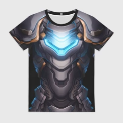 Женская футболка 3D Силовой энергетический доспех паладина для косплея