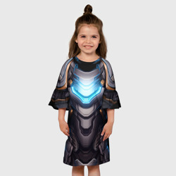 Детское платье 3D Силовой энергетический доспех паладина - фото 2