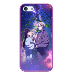 Чехол для iPhone 5/5S матовый Kiyoka Kudou and Miyo Saimori