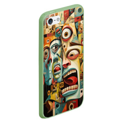 Чехол для iPhone 5/5S матовый Живопись с лицами в стиле Пабло Пикассо - фото 2